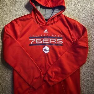 Adidas Red 76ers Men's Hoodie